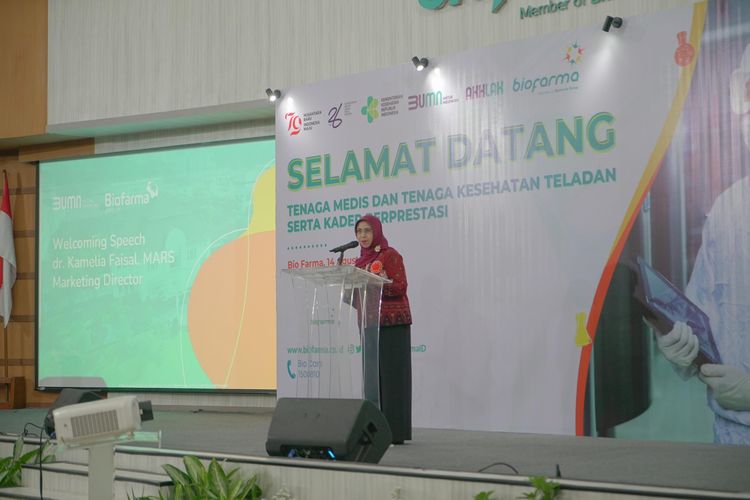 Bio Farma pada 14 Agustus 2024 menggelar kegiatan pemberian apresiasi bagi tenaga medis, tenaga kesehatan teladan, dan kader posyandu berprestasi tahun 2024.