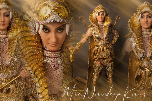 Membanggakan, Kostum Buatan Desainer Indonesia Sabet Penghargaan di Mrs. World 2021
