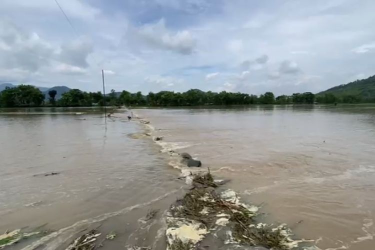 Tanggul Sungai Prenggok di Desa Bringinan dan Desa Purworejo jebol setelah diguyur hujan lebat pada Hari Selasa (21/1) sore pukul 16:30 WIB dan Hari Rabu pukul 03:30 WIB. Akibat jebolnya 2 tanggul puluhan hektar tanaman padi milik petani di Desa Purworejo terendam banjir.Nilai kerugian petnai diperkirakan mencapai ratusan juta rupiah.