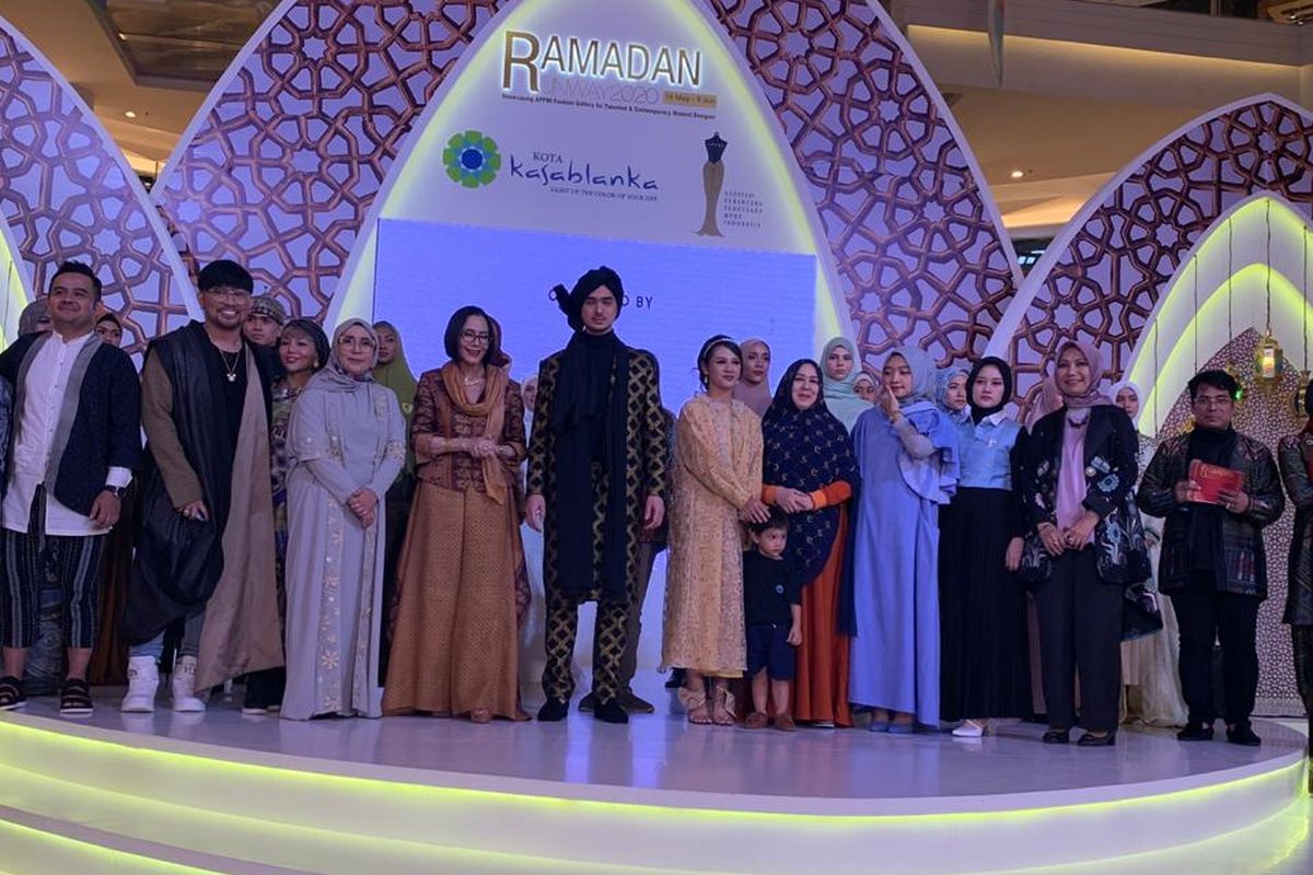 Pembukaan Ramadhan Runway 2020 di mal Kota Kasablanka (24/5).