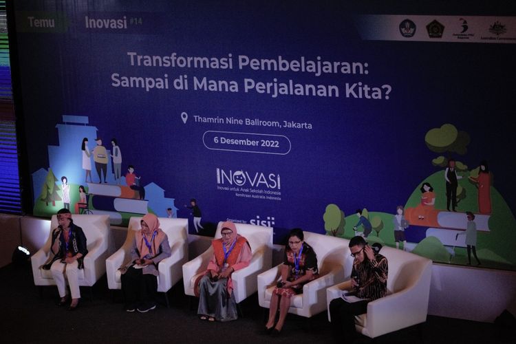Acara Temu Inovasi #14 bertajuk ?Transformasi Pembelajaran: Sampai di mana Perjalanan Kita??, Selasa (6/12/2022) di Jakarta.