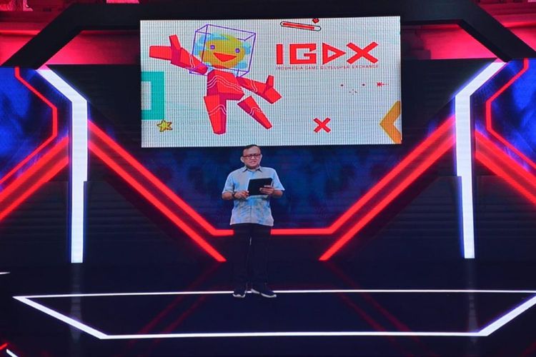 Penutupan Indonesia Game Developer Exchange (IGDX) 2021 Conference secara hibrid dari Kuta, Bali, Minggu (21/11/2021).