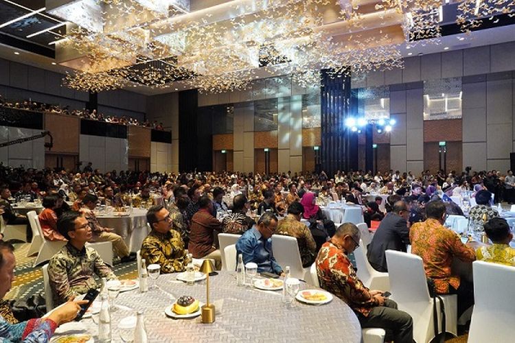 Anugerah Keterbukaan Informasi Publik 2024 yang berlangsung di Mövenpick Hotel Jakarta City Centre, Jakarta, Selasa (17/12/2024).