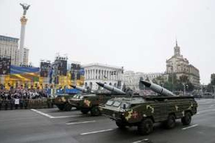 Ukraina bersiap melakukan uji rudalnya di dekat Crimea, dan hal itu membuat Rusia marah. Foto diambil pada Rabu (30/11/2016).
