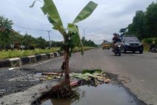 JK: Jalan di Lampung Rusak Jadi Viral, di Sisi Lain Kita Bangga Bangun Jalan Tol