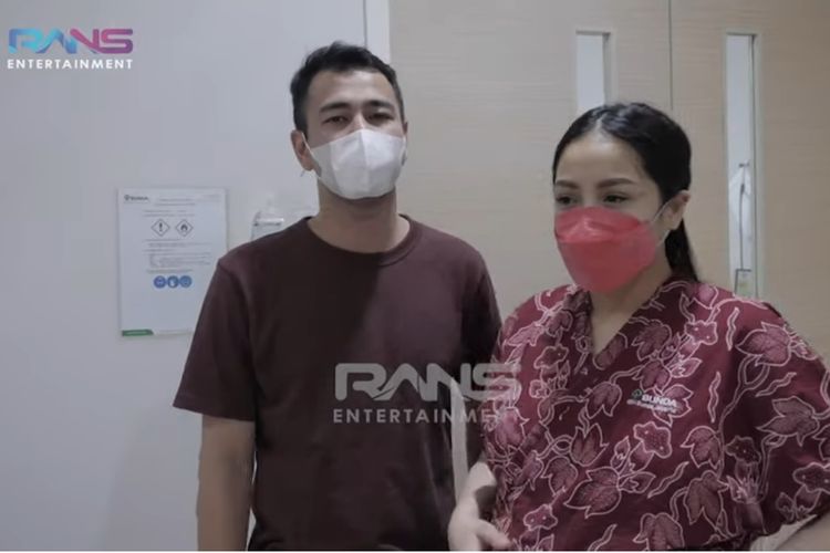 Pasangan Raffi Ahmad dan Nagita Slavina menjelang kelahiran anak kedua mereka.