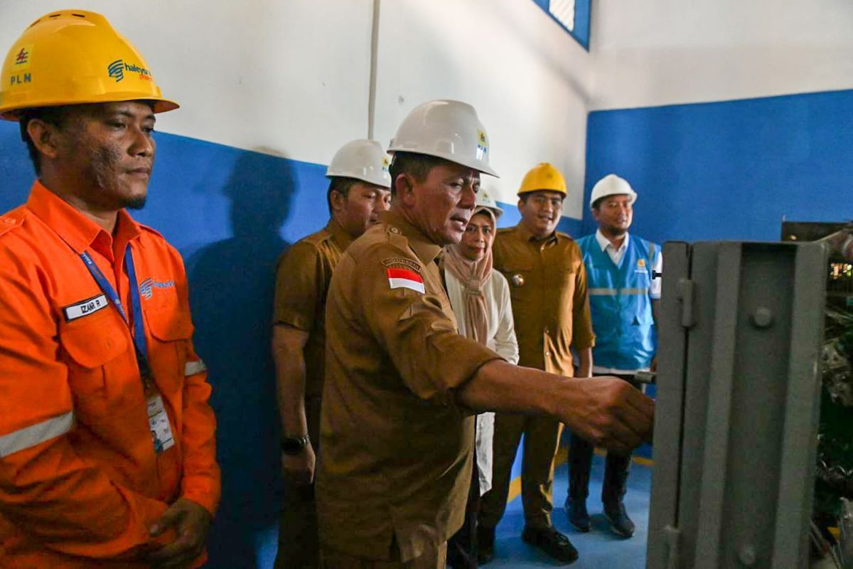 Beroperasinya mesin 200 kVa milik Pemprov Kepri yang direlokasi dari Mantang menggenapi nyalanya listrik di Dendun.
