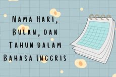 Nama Hari, Bulan, dan Tahun dalam Bahasa Inggris