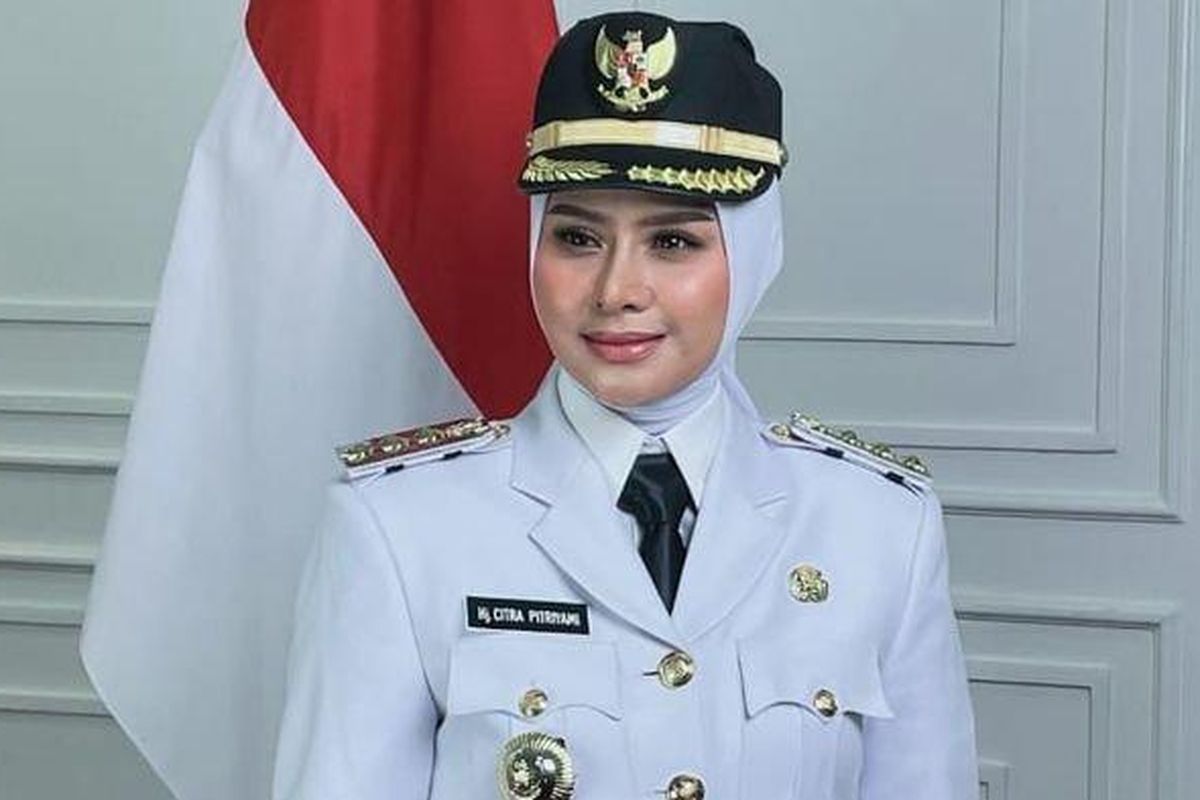 Citra Pitriyami, Bupati Pangandaran terpilih saat dilantik Persiden Prabowo Subianto, Kamis (20/2/2025).