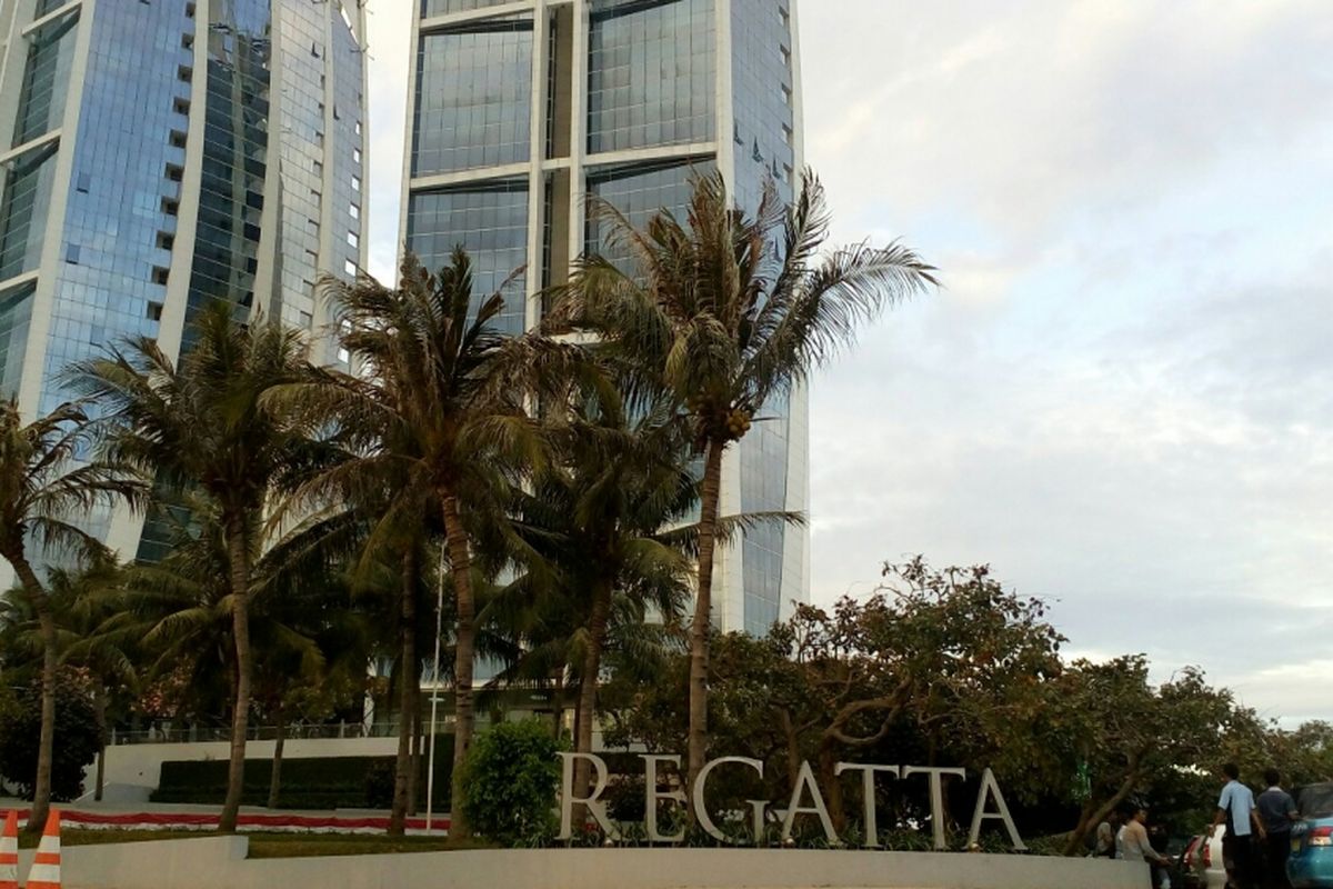 Apartemen Regatta di Jalan Raya Pantai Mutiara, Pluit, Jakarta Utara, Kamis (24/8/2017).