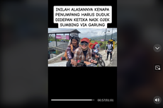 Video Viral Naik Ojek Gunung Penumpang Harus Duduk di Depan