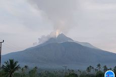 Gunung Lewotobi Kembali Meletus, Tinggi Kolom Abu Capai 800 Meter