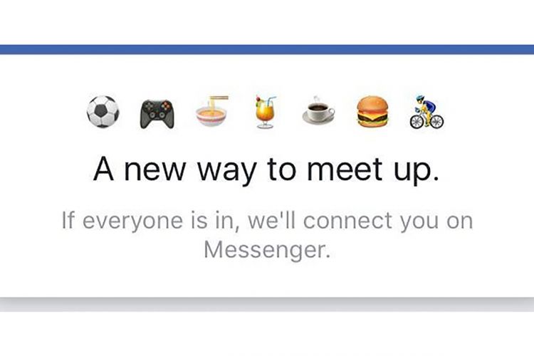 Notifikasi fitur ala Tinder yang sedang diujicoba Facebook.