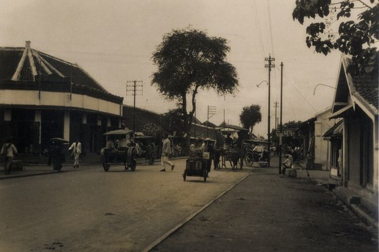 Alun-alun Kediri pada tahun 1938