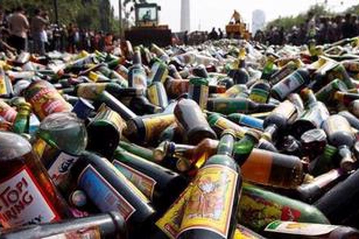 Ilustrasi: Minuman keras.