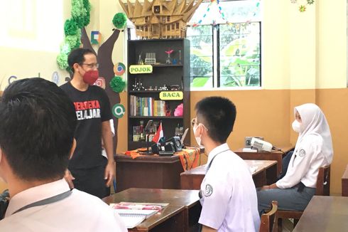 Nadiem Makarim: Baru 47 Persen Sekolah di Sumut Jalani PTM Terbatas