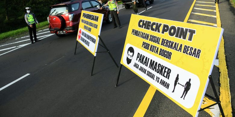 Kabupaten Bogor, Kota Depok, serta Kota dan Kabupaten Bekasi (Bodebek) mulai menerapkan Pembatasan Sosial Berskala Besar (PSBB) hari pertama.