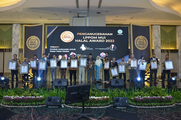 Pengumuman peraih anugerah LPPOM MUI Halal Award 2022 diselenggarakan pada 7 Juli 2022 di IPB International Convention Center, Bogor