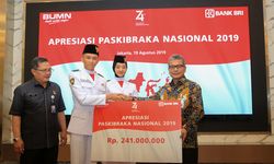 Apresiasi Paskibraka Nasional 2019, BRI Berikan Bantuan Rp 241 Juta