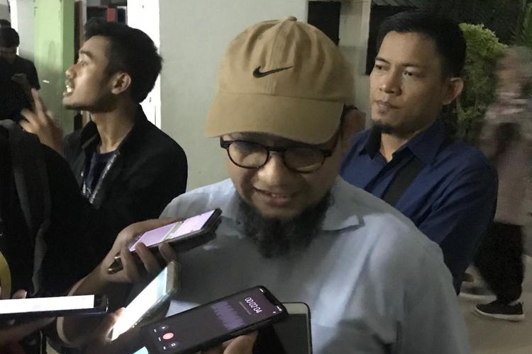 Penyidik Komisi Pemberantasan Korupsi (KPK) Novel Baswedan di kampus Universitas Negeri Jakarta, Jakarta Timur, Kamis (31/10/2019).