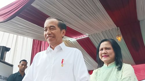 Ditanya soal Pemilu Satu Putaran, Jokowi: Kita Tunggu Sama-sama