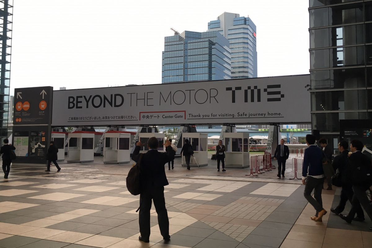 Area masuk Tokyo Motor Show 2017 di Tokyo, Jepang