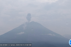 Gunung Semeru Erupsi, Tinggi Letusan Abu Capai 1.200 Meter