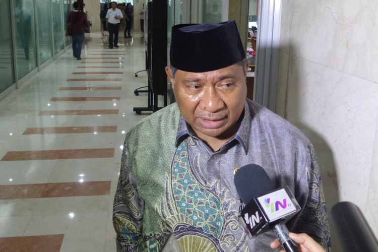 Ketua Komisi VIII Ali Taher Parasong di Kompleks Parlemen, Senayan, Jakarta, Rabu (19/7/2017).