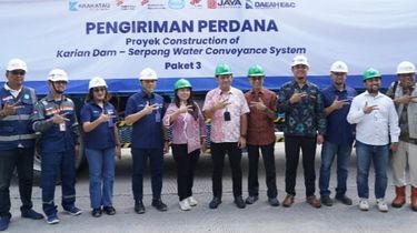 Krakatau Pipe Mulai Kirim Pipa untuk Proyek Karian, Pasok 10.390 Ton untuk Sistem Air Baku