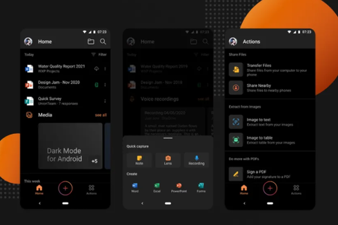 Microsoft Office Versi Android Akhirnya Kedatangan Mode Gelap