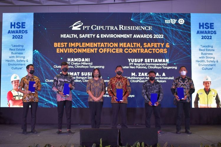 Health, Safety, and Environment (HSE) Awards 2022 digelar untuk kali kedelapan oleh PT Ciputra Residence, Selasa (29/11/2022).