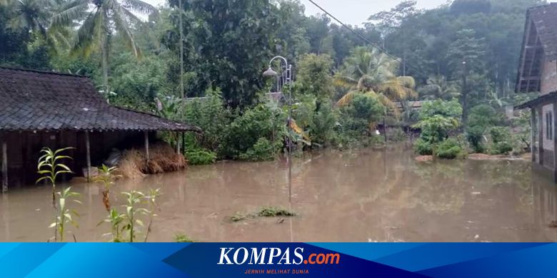 Banjir Dan Longsor Landa Wonogiri Belasan Rumah Warga Terdampak