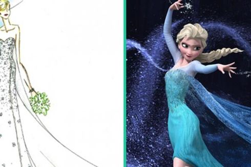 Disney Bakal Rilis Gaun Pengantin ala Elsa 