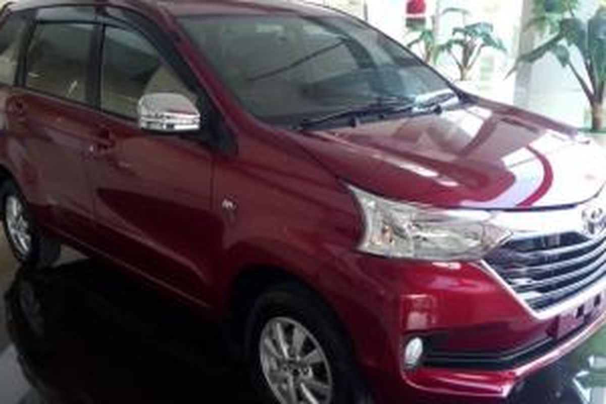 Grand New Avanza di salah satu diler Toyota di Jakarta.