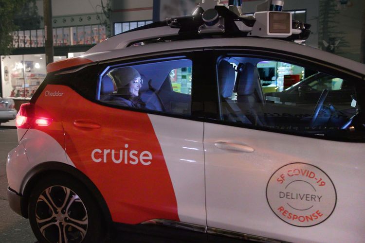Cruise AV, robotaxi alias taksi dengan teknologi otonom