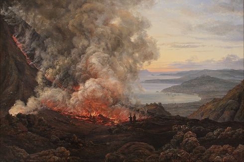Saking Panasnya, Letusan Vesuvius Bikin Tengkorak Manusia Meletus