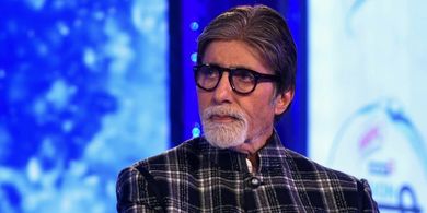 Aktor Bollywood Amitabh Bachchan menghadiri Mission Paani, sebuah acara tentang konservasi air, di Mumbai pada 27 Agustus 2019.