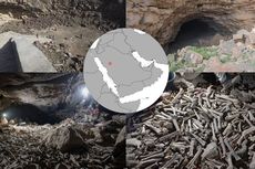 Ratusan Ribu Tulang Hewan dan Manusia Ditemukan dalam Gua di Arab Saudi, Peneliti Takjub Kondisinya Baik