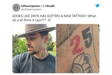 Zayn Malik Punya Tato Tulisan Baru di Rahang, Apa Bunyinya?