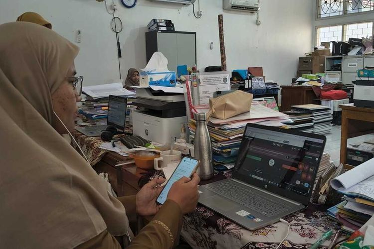 Melihat PJJ di SMAN 2 Serang Imbas Abu Gunung Anak Krakatau, Tak Ada Kendala, seperti Saat Pandemi Covid-19