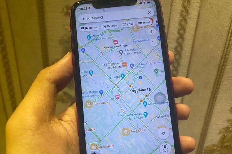 Ilustrasi cara melihat jalan macet di Google Maps dan Waze