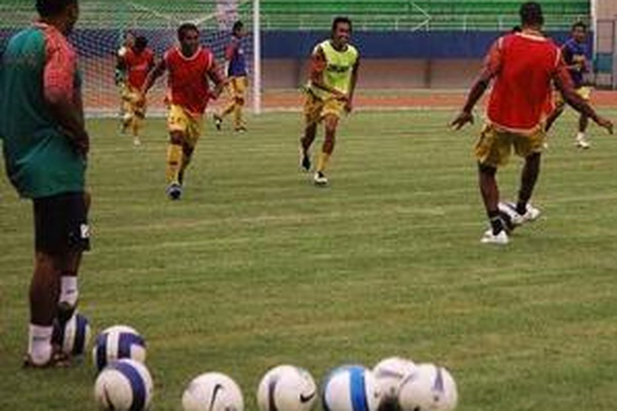 rahmad Darmawan saat melatih Sriwijaya FC.