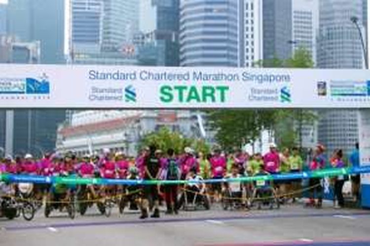 Marathon Singapura, ilustrasi