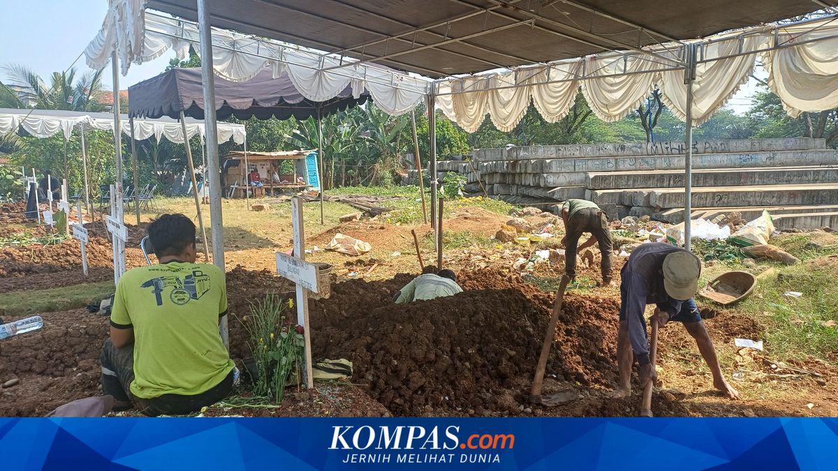 Jenazah Temon Dimakamkan di TPU Tanah Kusir Siang Ini, Liang Lahat Masih Digali