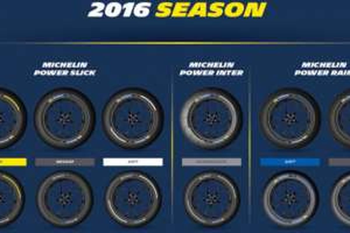 Ban Michelin untuk musim MotoGP 2016.