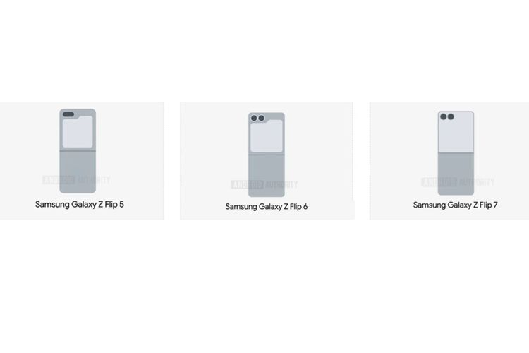 Bocoran desain Samsung Galaxy Z Flip 7 yang memiliki cover screen besar