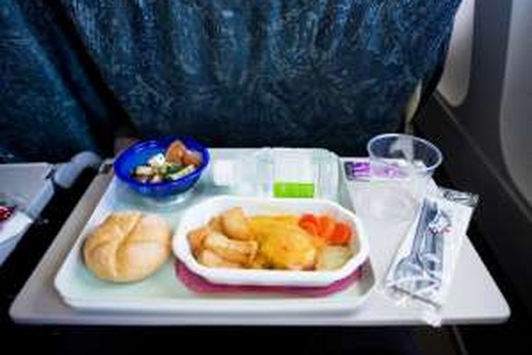 Ilustrasi in-flight meal