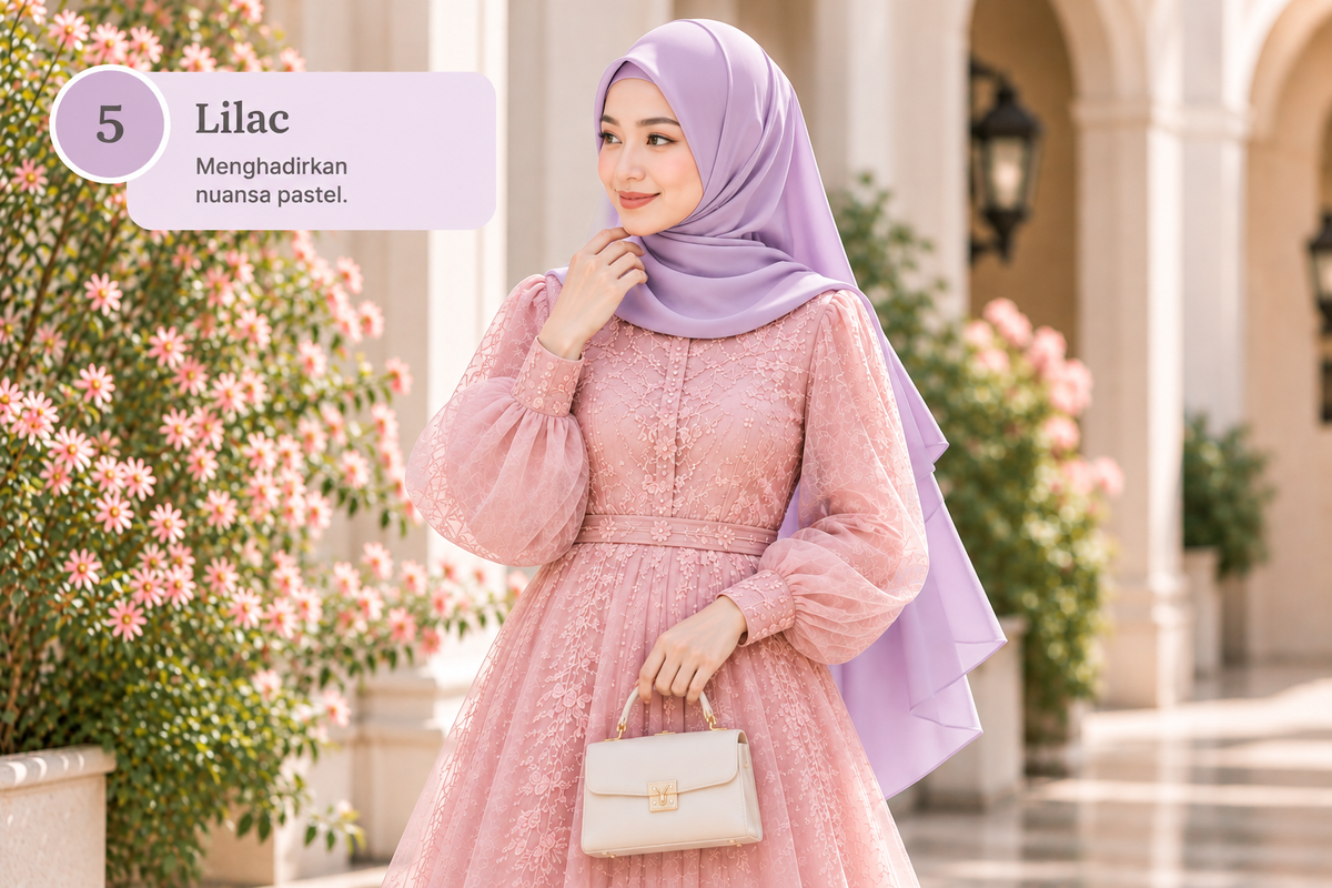 Lilac, menghadirkan nuansa pastel