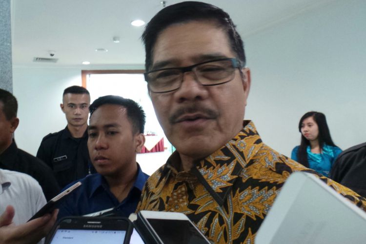 Ketua MA Hatta Ali saat ditemui di kantor Komisi Yudisial, Rabu (23/8/2017)