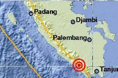 Sumsel Diguncang Gempa 5,4 SR